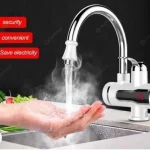 Electric instant hot water tap