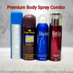Premium 200 ml 4 pcs body spray combo